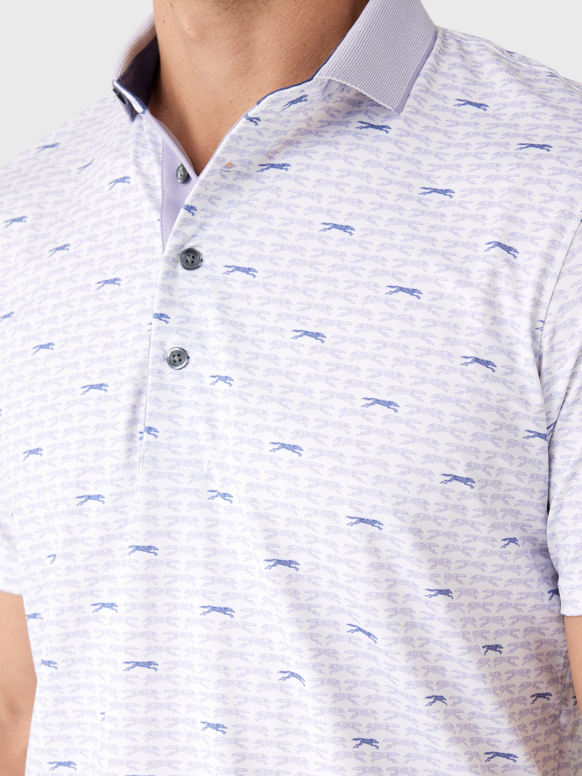 Greyson Men's Running Wolf Polo