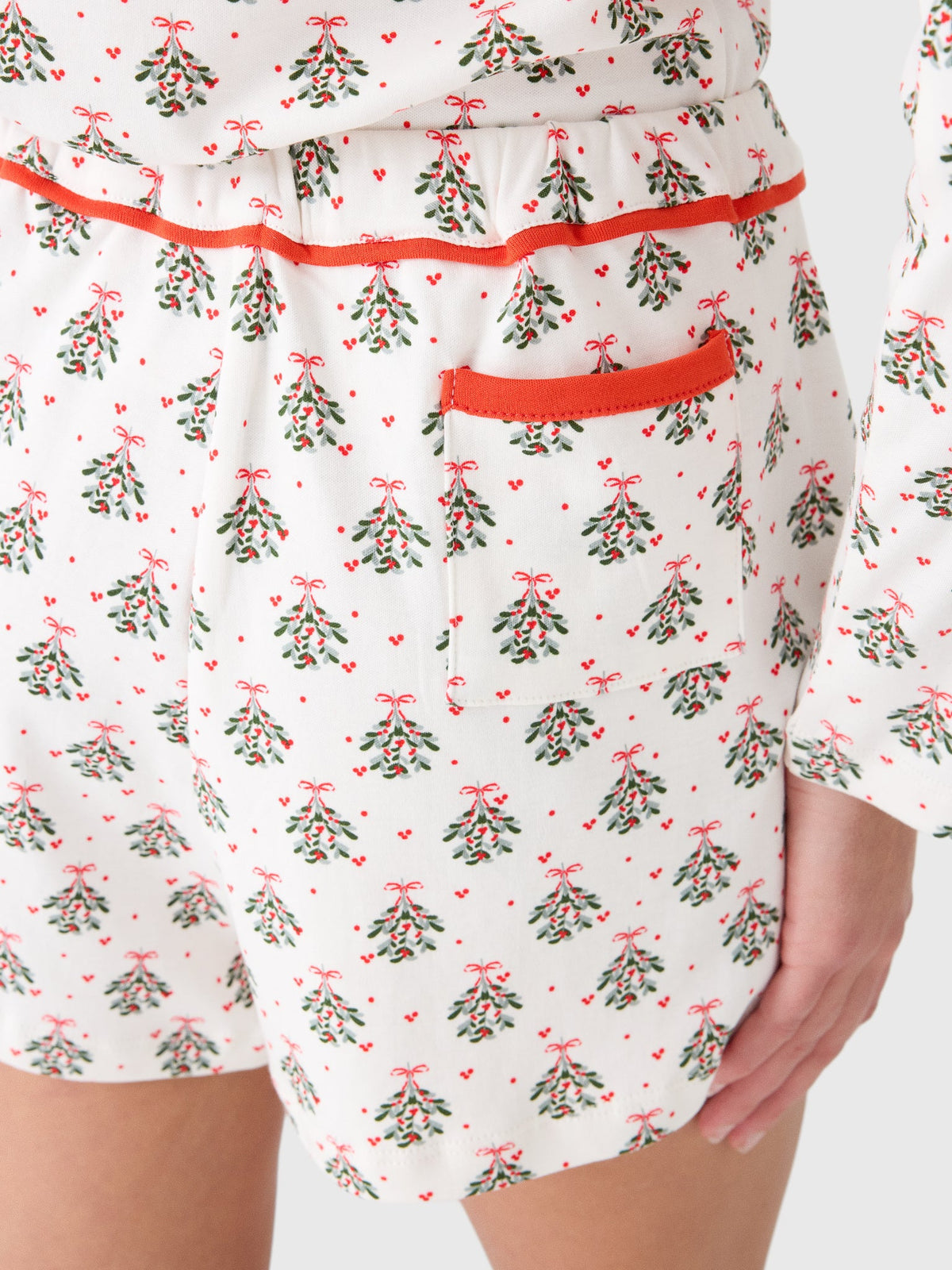Berno Snooze Women's Mistletoe Short Pajama Set