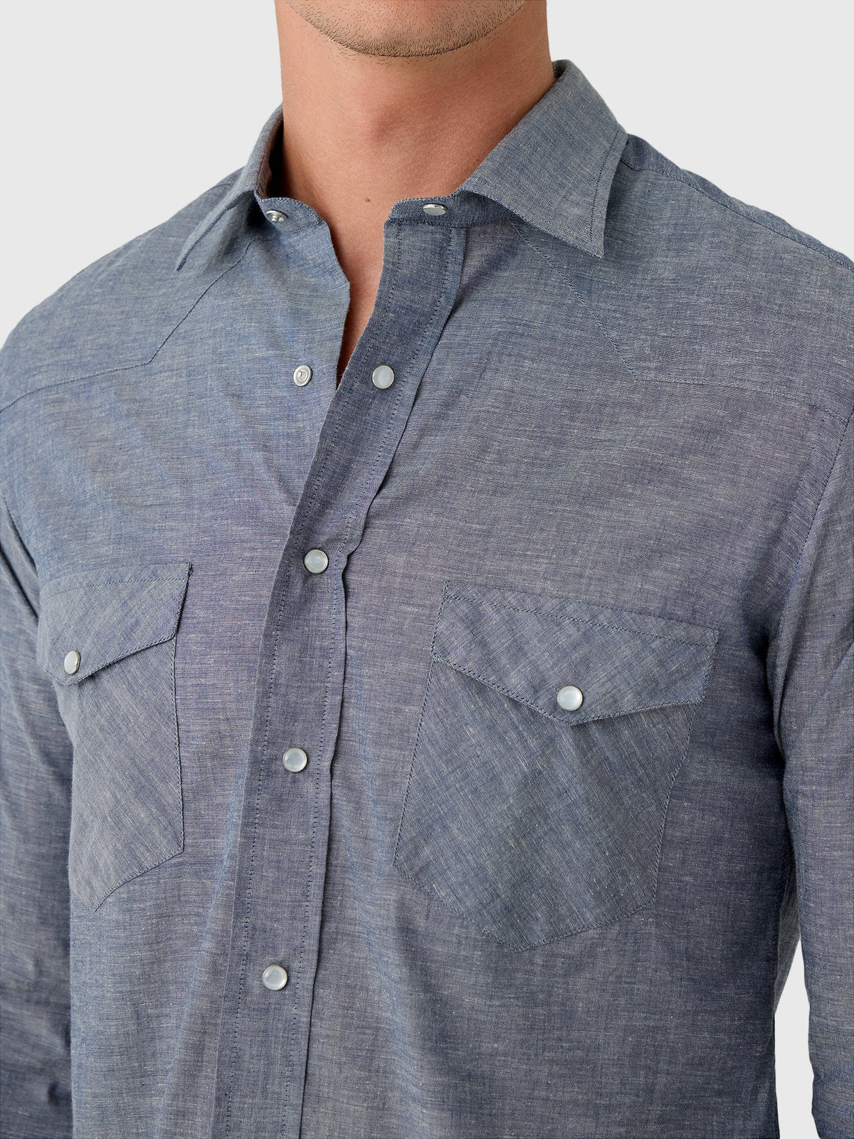 Salvatore Piccolo Men's Long Sleeve Cotton Shirt