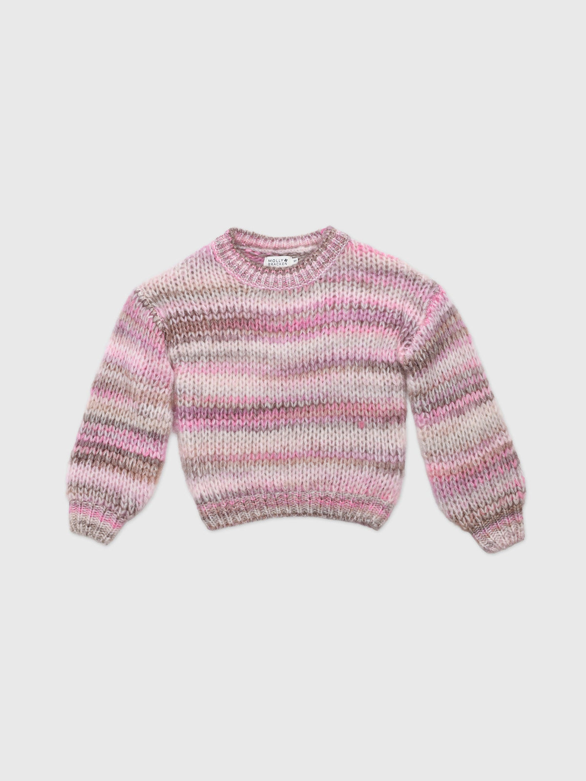 Molly Bracken Girls' Tie Dye Knit Sweater