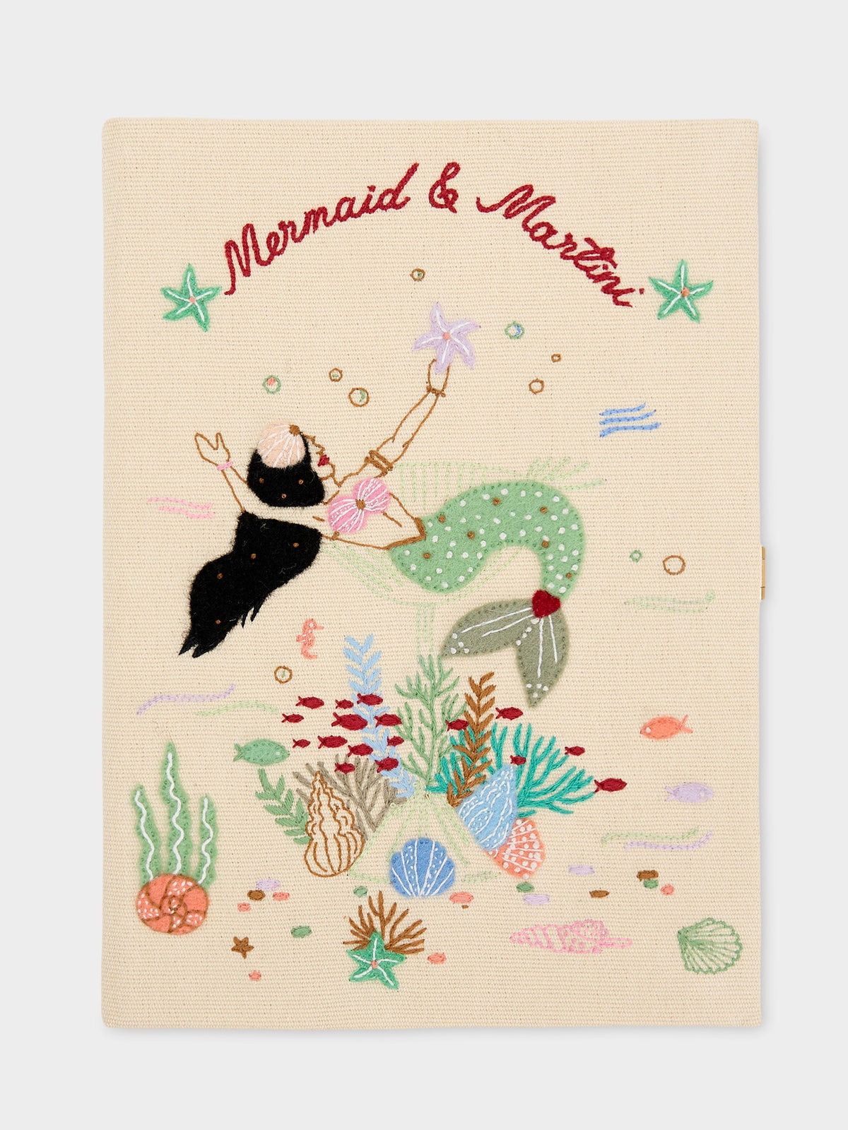 Olympia Le-Tan Mermaid & Martini Book Clutch
