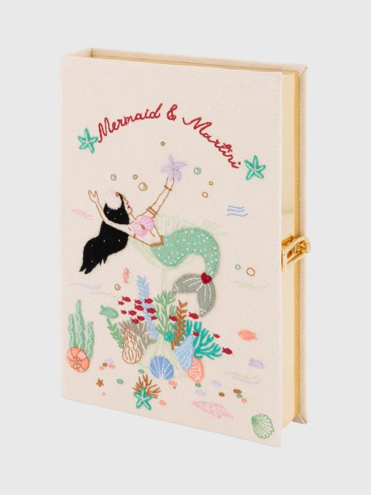 Olympia Le-Tan Mermaid & Martini Book Clutch
