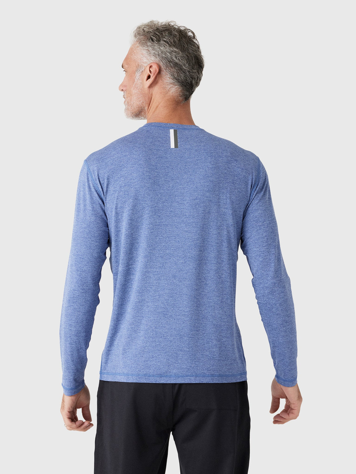 Rhoback Men's Heather Blitz Tech Long Sleeve 2.0 Tee