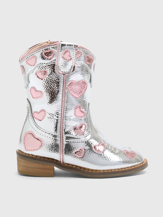 Wild + Rae Girls' Moonlit Lovestruck Cowgirl Boot