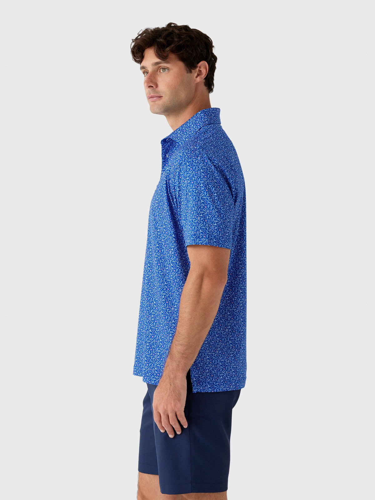 Rhoback Men's The Texan Performance Polo