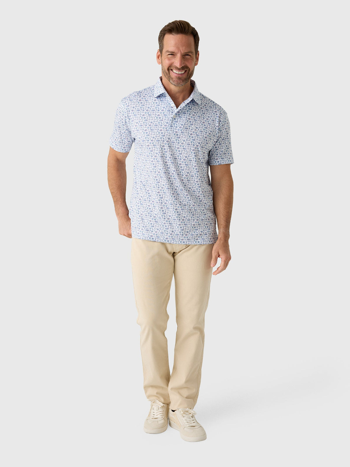 Rhoback Men's The Ole Miss College Town Polo