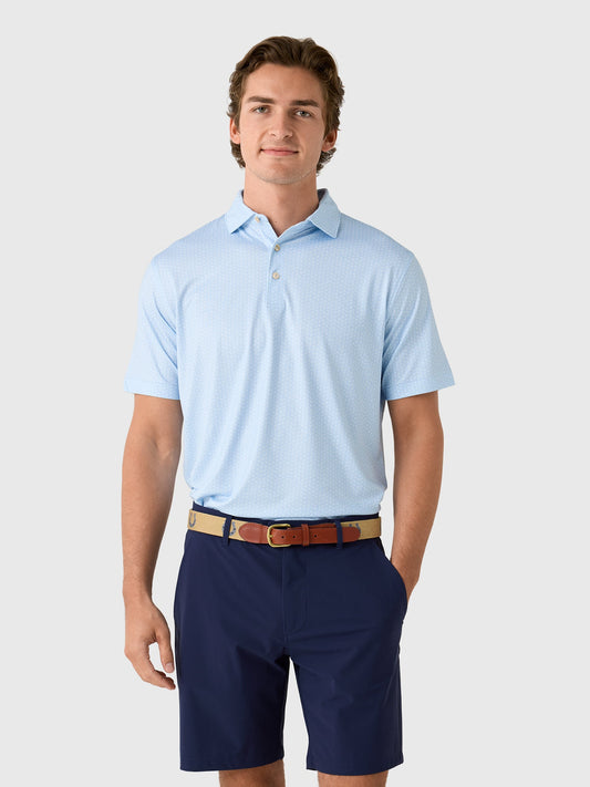 Peter Millar Crown Sport Men's Nautilus Performance Jersey Polo