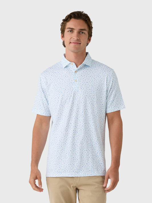 Peter Millar Crown Sport Men's Goalie Performance Jersey Polo