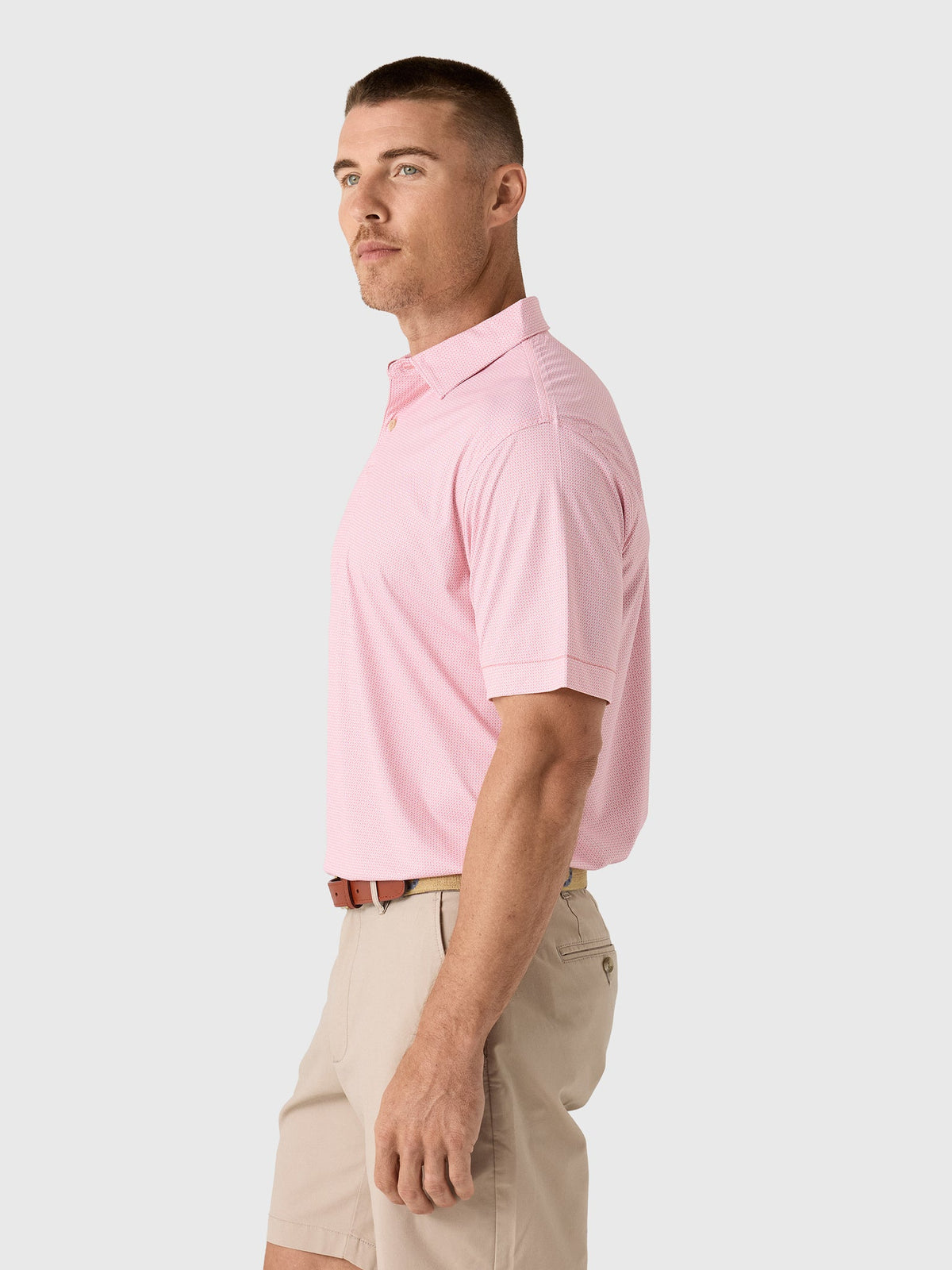 Peter Millar Crown Sport Men's Featherweight Parke Performance Polo