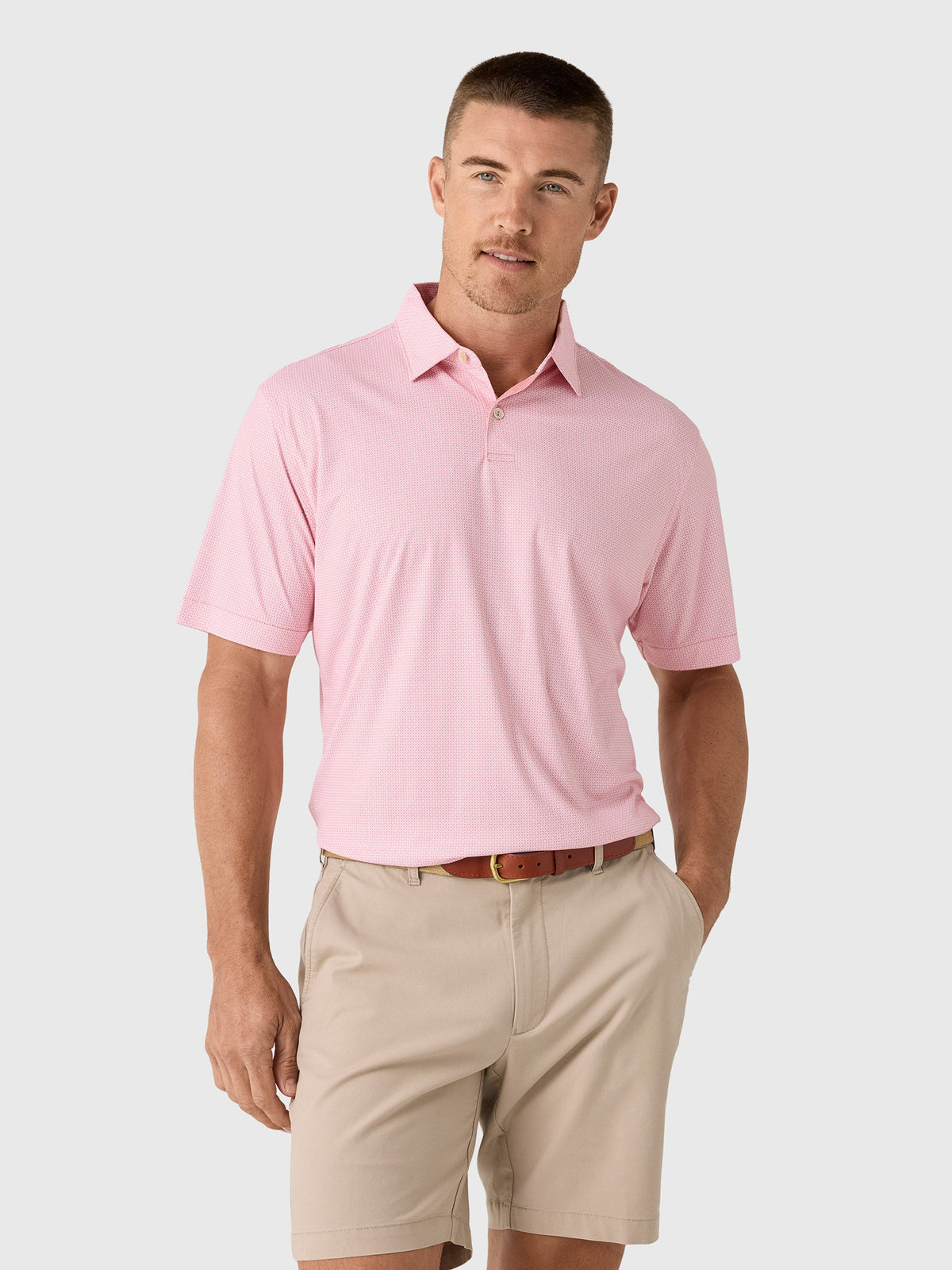 Peter Millar Crown Sport Men's Featherweight Parke Performance Polo