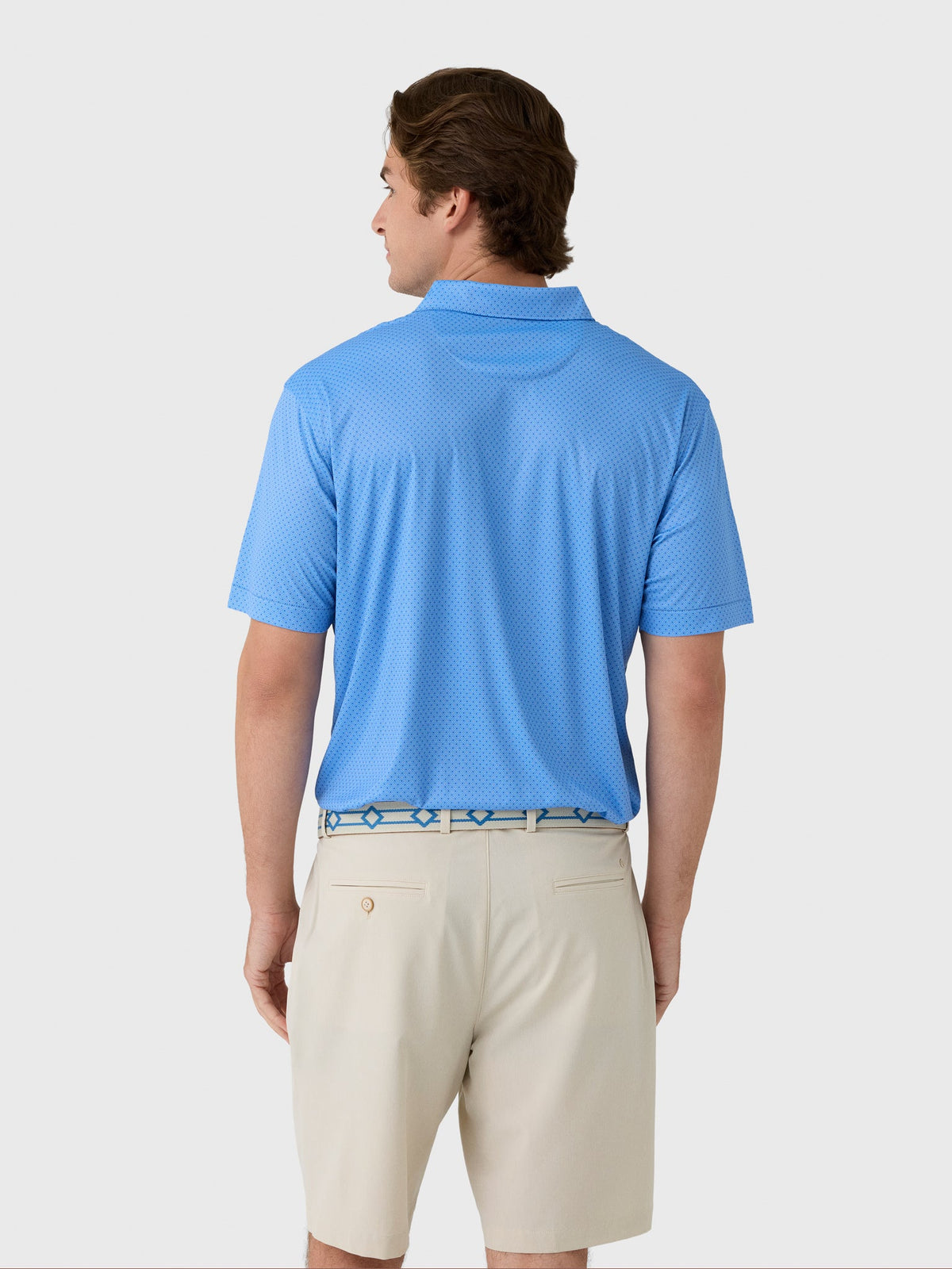 Peter Millar Crown Sport Men's Featherweight Starmount Performance Polo