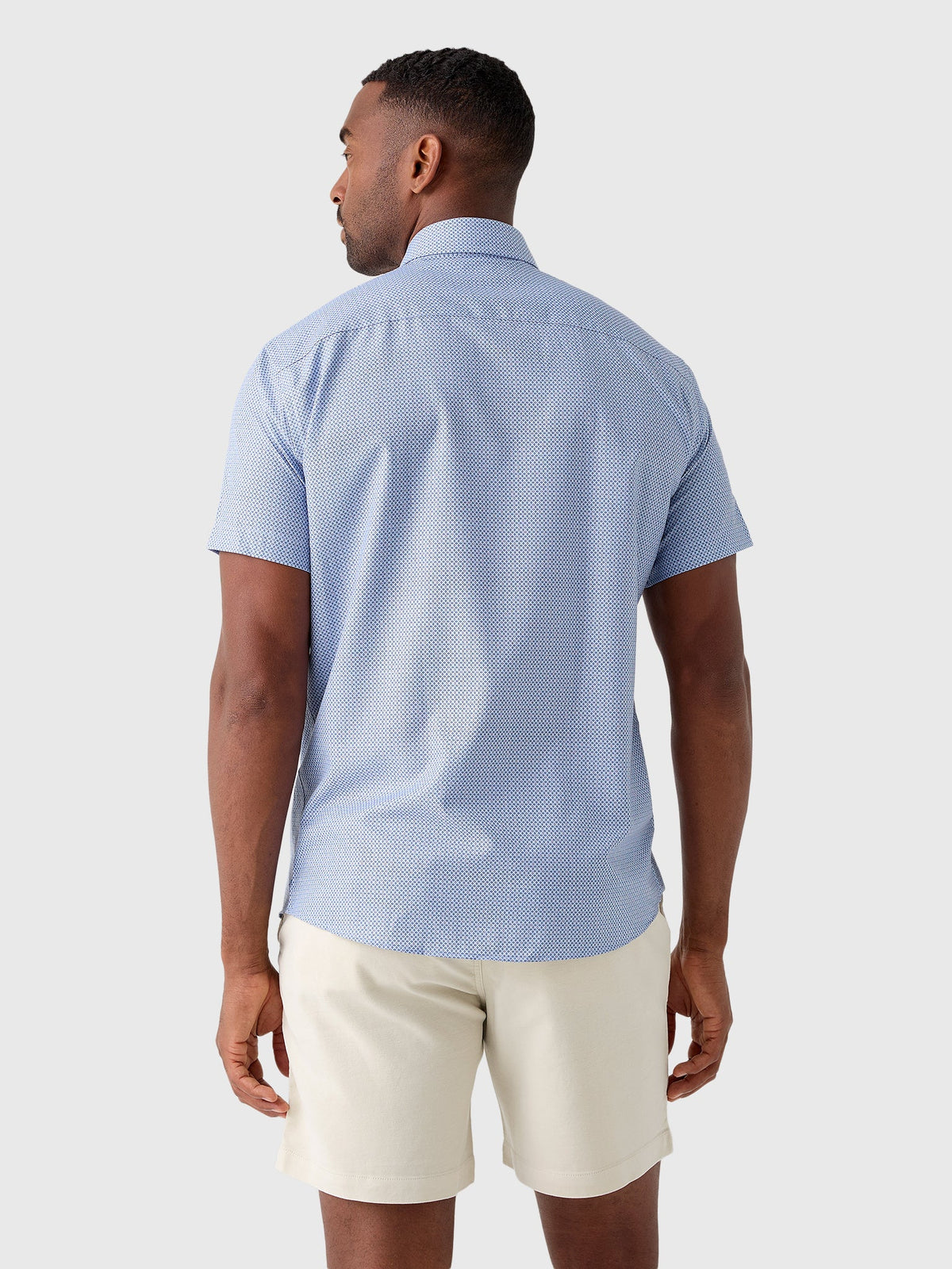 Peter Millar Crown Men's Patton Performance Poplin Sport Shirt