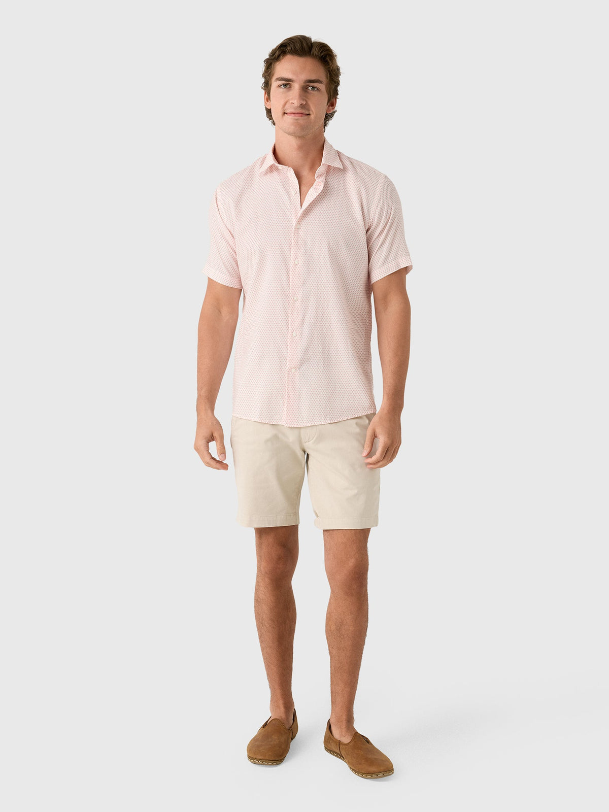 Peter Millar Crown Men's Tamarama Cotton Lyocell Sport Shirt