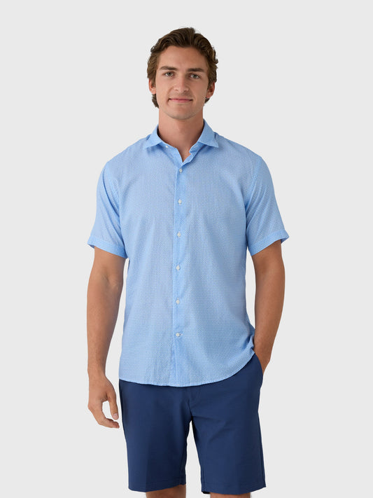Peter Millar Crown Men's Windsail Cotton Lyocell Sport Shirt