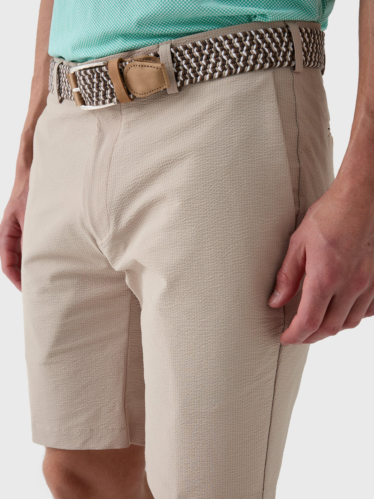 Peter Millar Crown Crafted Men's Matlock Seersucker Performance Short