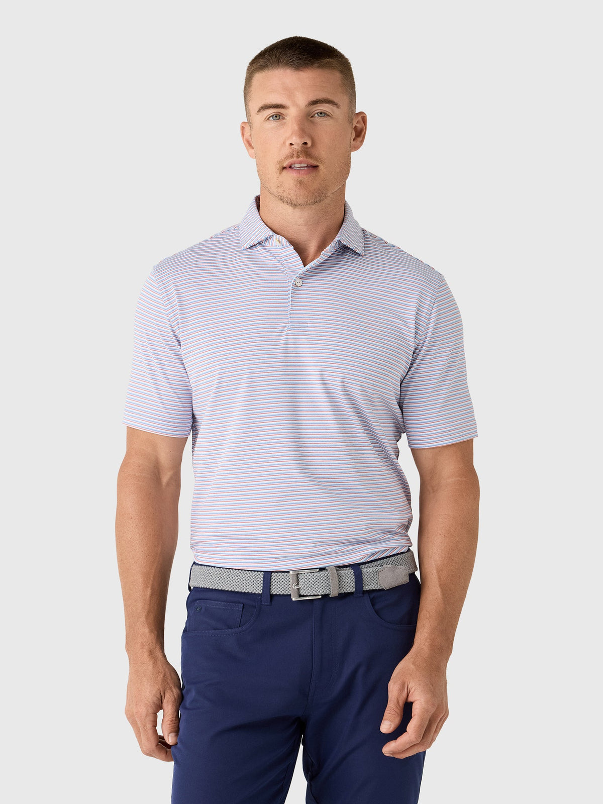 Peter Millar Crown Crafted Men's Alda Performance Jersey Polo