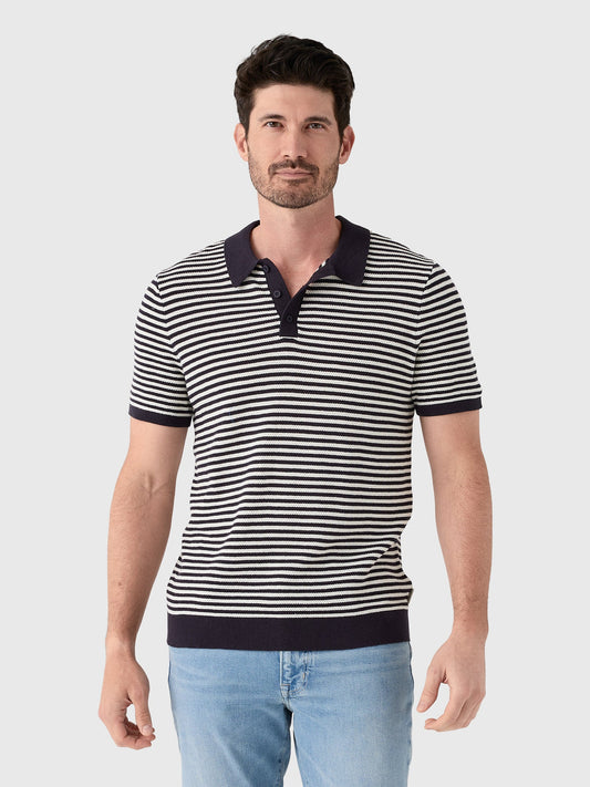 Onia Men's Cotton Textured Knit Polo