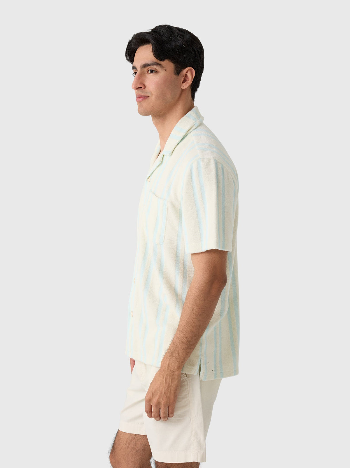 Faherty Brand Men's Cabana Towel Terry Shirt