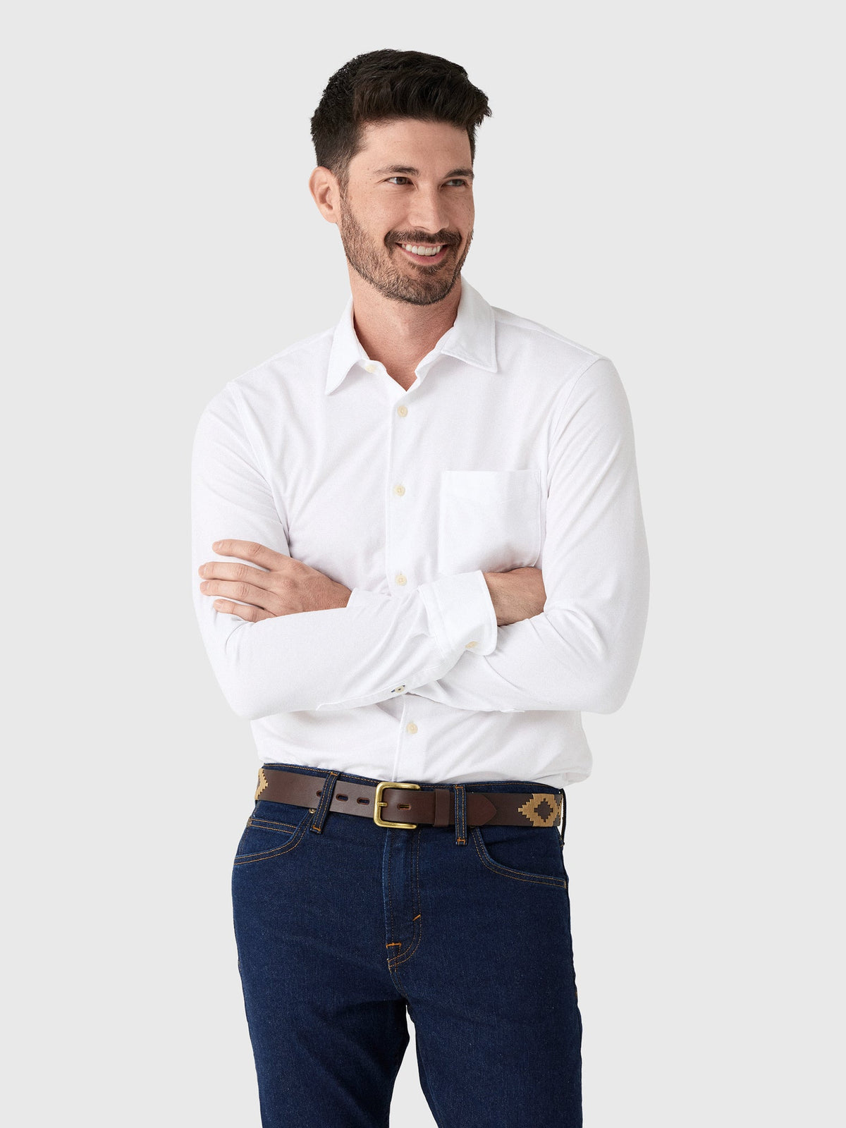 Faherty Brand Men's Costa Piqué Shirt