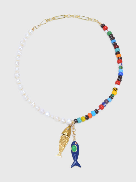 Knotty Bling Murano Necklace