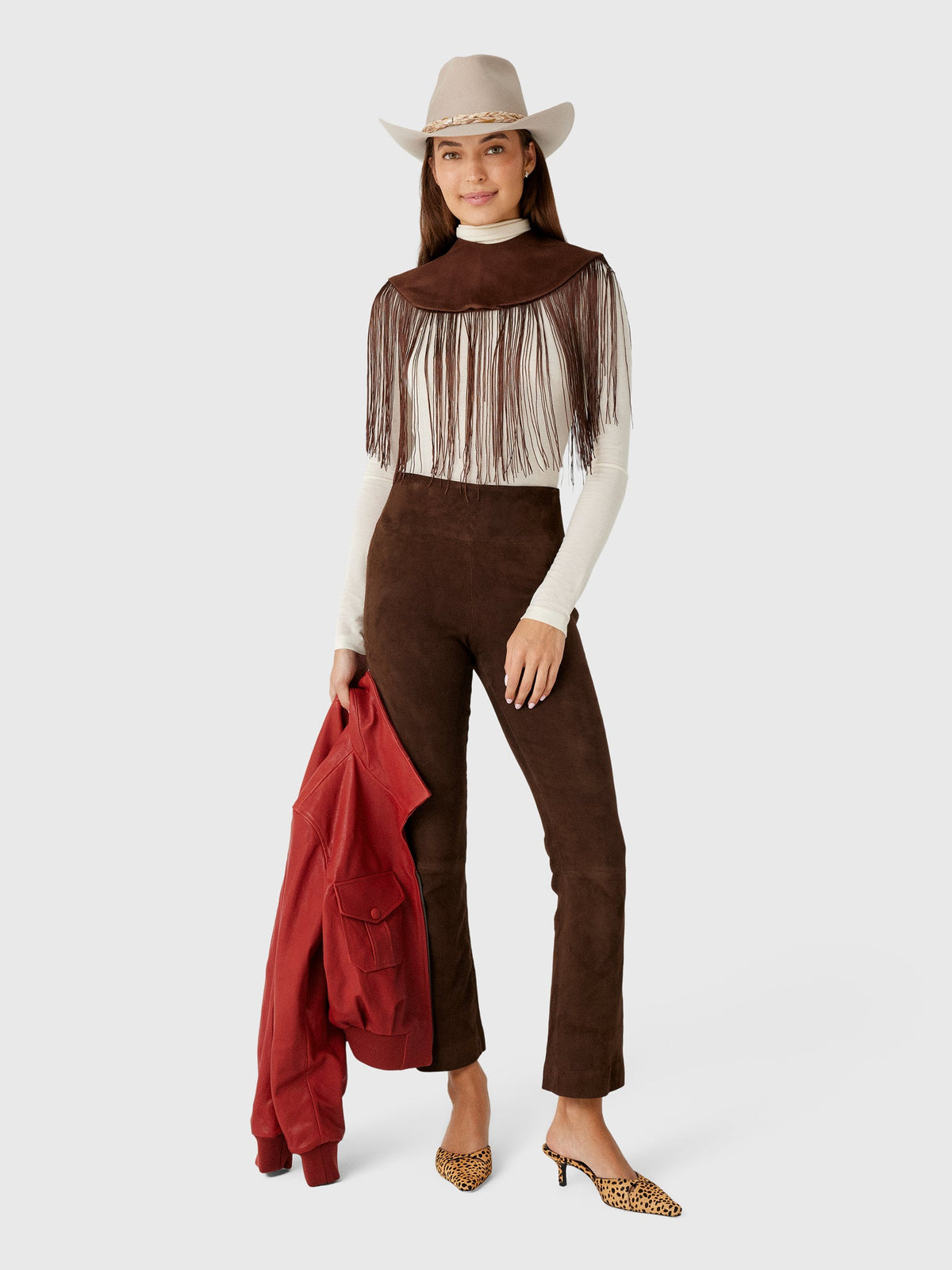 Masons Daughter Women's Natalie Suede Collar