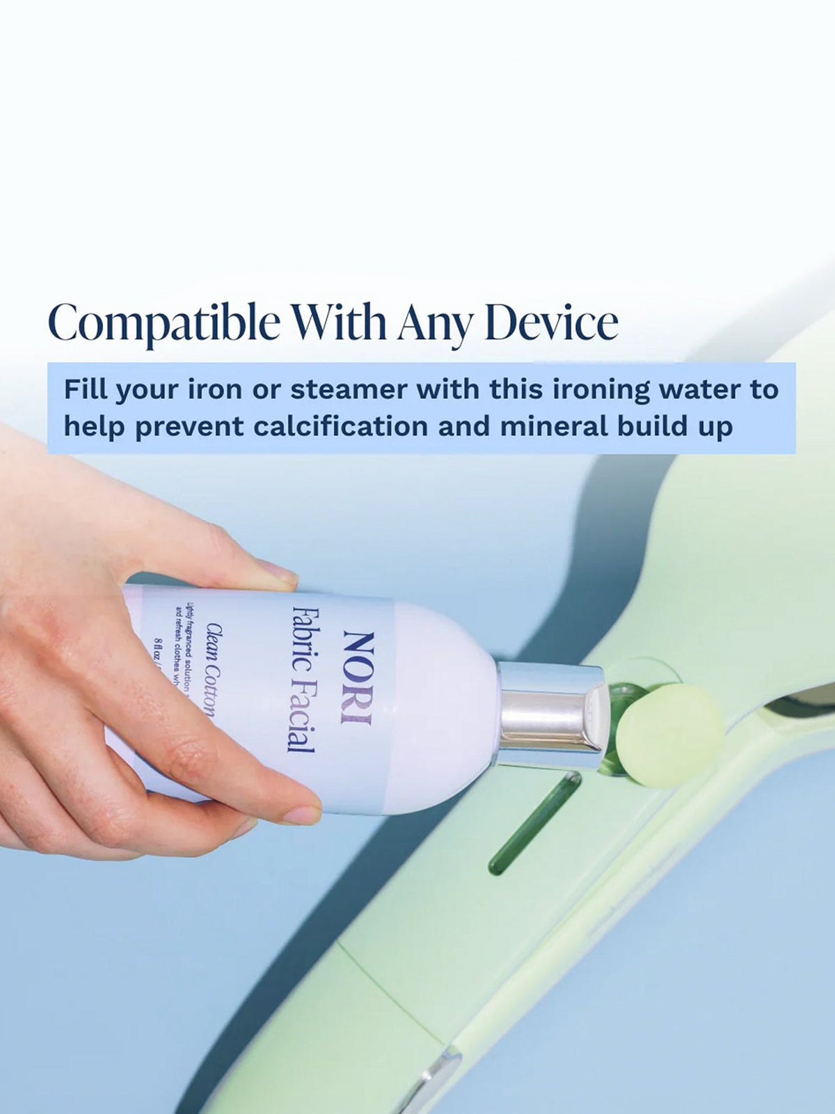 NORI Fabric Facial Iron Water Spray