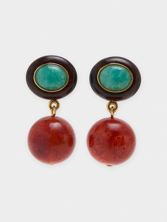 Lizzie Fortunato Laurel Earrings