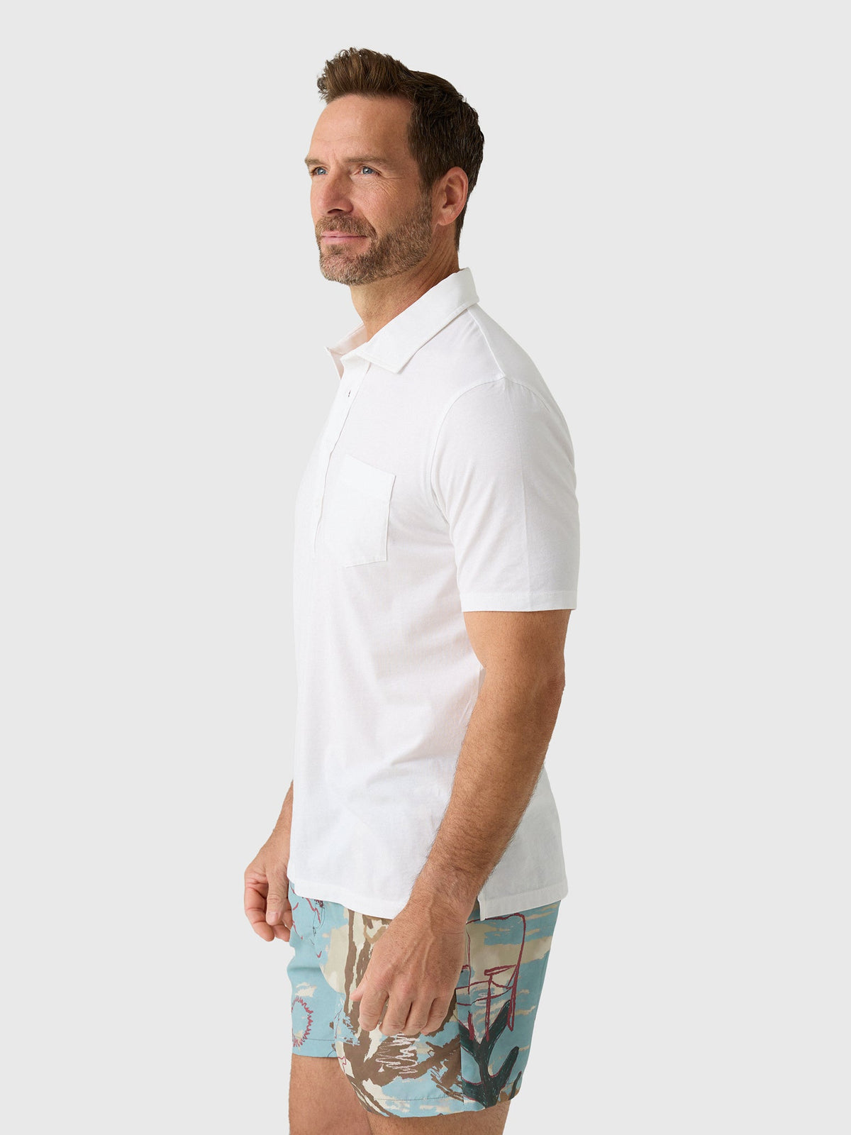 East Cape Men's Short Sleeve Pocket Polo