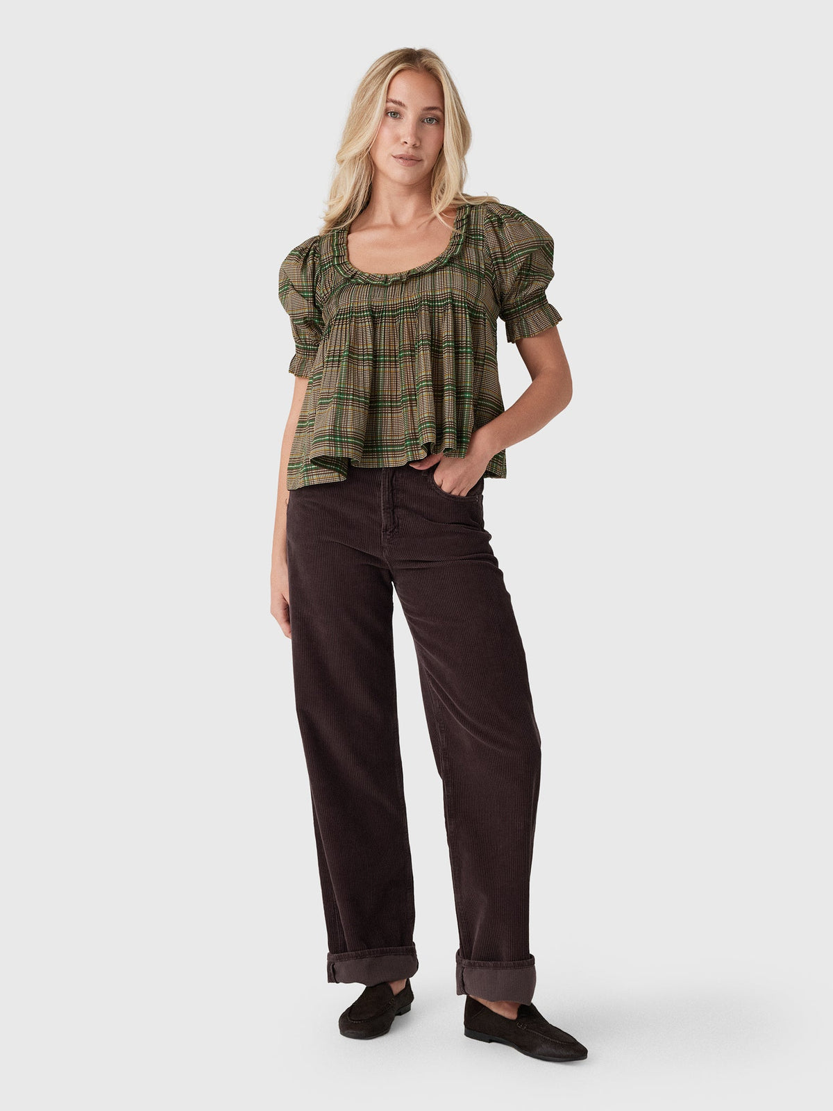 SEA Women's Charly Plaid Top