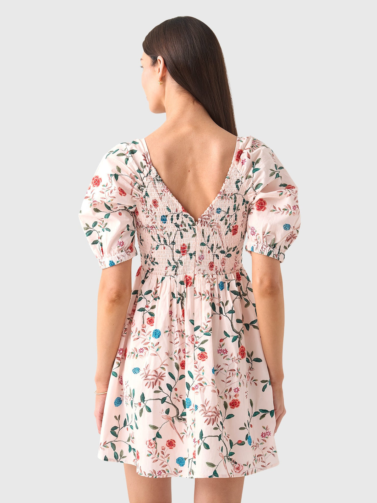 Masons Daughter Women's Ruched V-Neck Dress