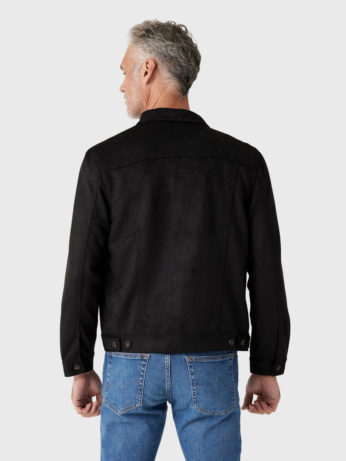 Rye51 Men's The Rusty Microsuede Trucker Jacket