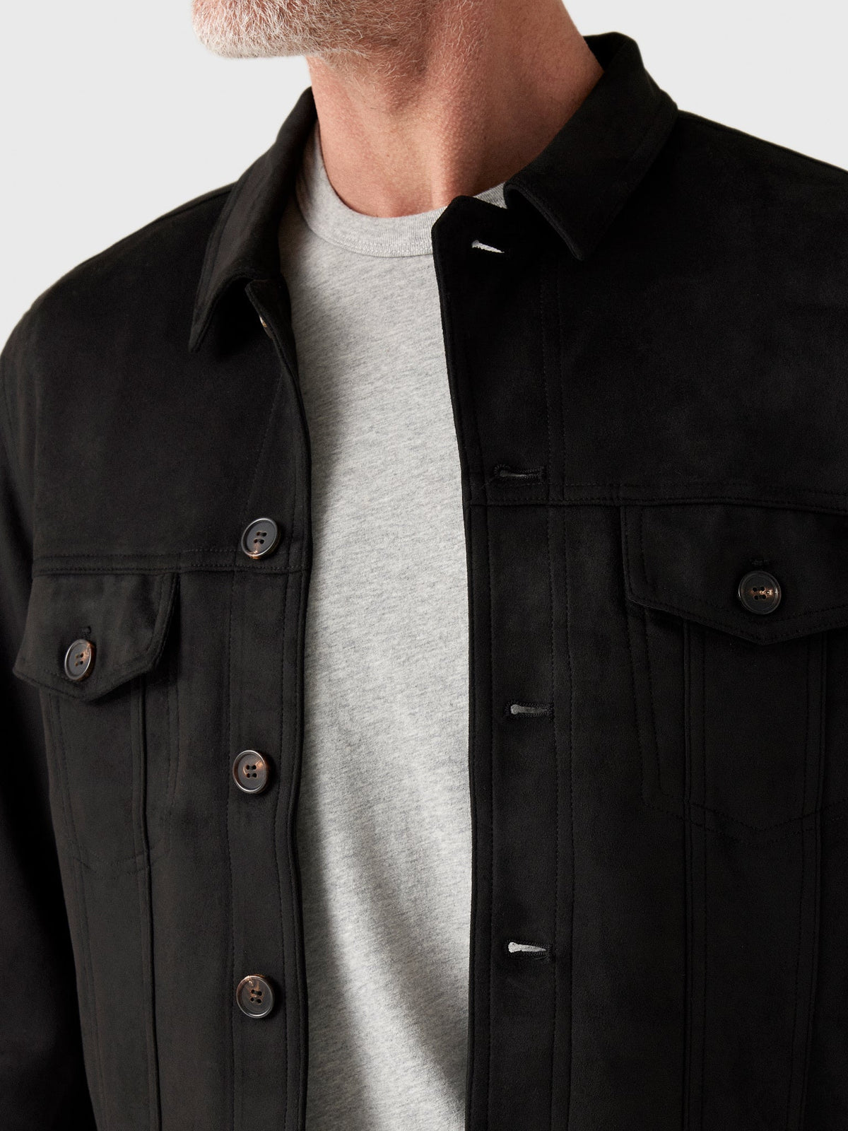 Rye51 Men's The Rusty Microsuede Trucker Jacket