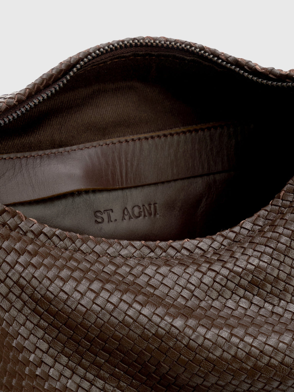 St. Agni Woven Large Bon Bon Bag