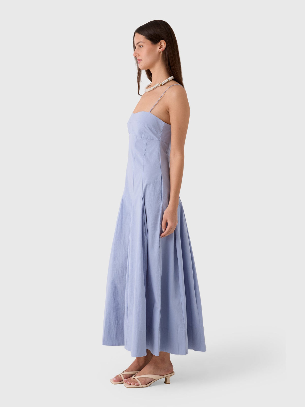 St. Agni Women's Everyday Cotton Pleat Dress