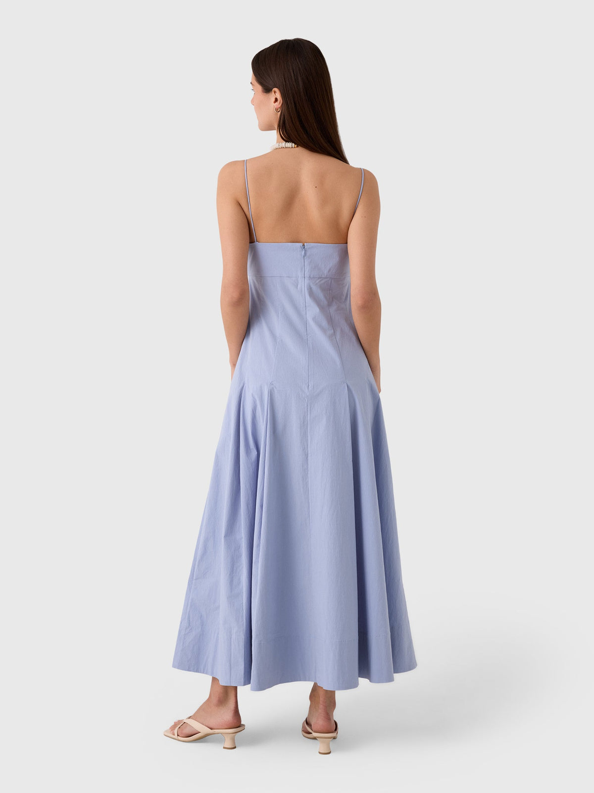 St. Agni Women's Everyday Cotton Pleat Dress
