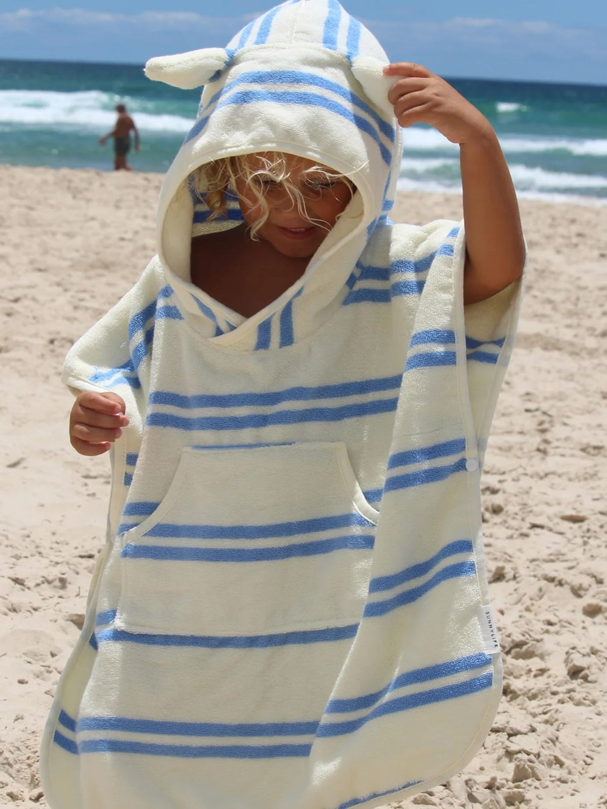 Sunnylife Kids' Sammy The Seagull Beach Poncho Towel