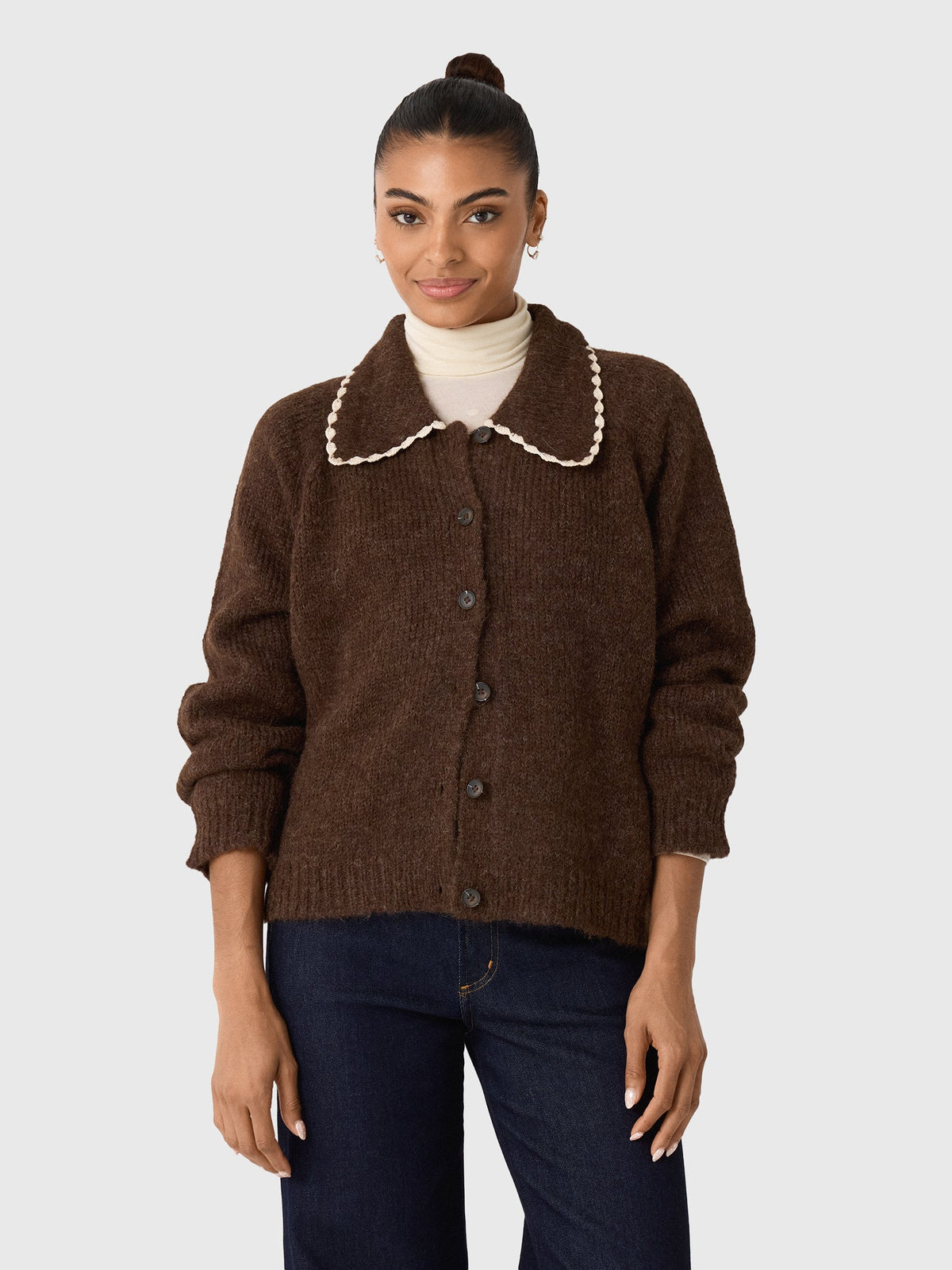 The Great Women's The Crochet Collar Cardigan