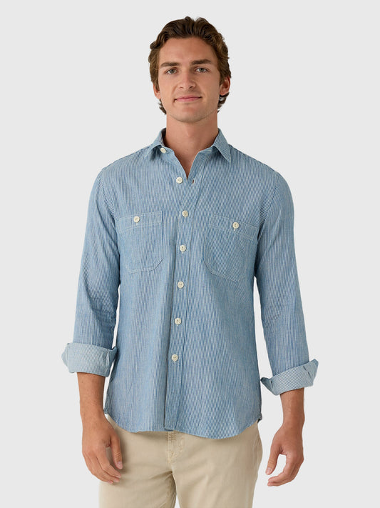 Salvatore Piccolo Men's Long Sleeve Cotton Shirt