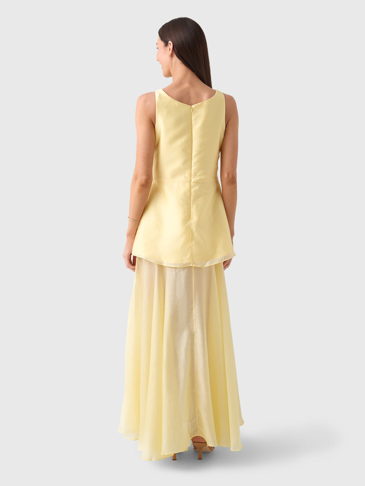 Marques Almeida Women's Double Layered Long Dress