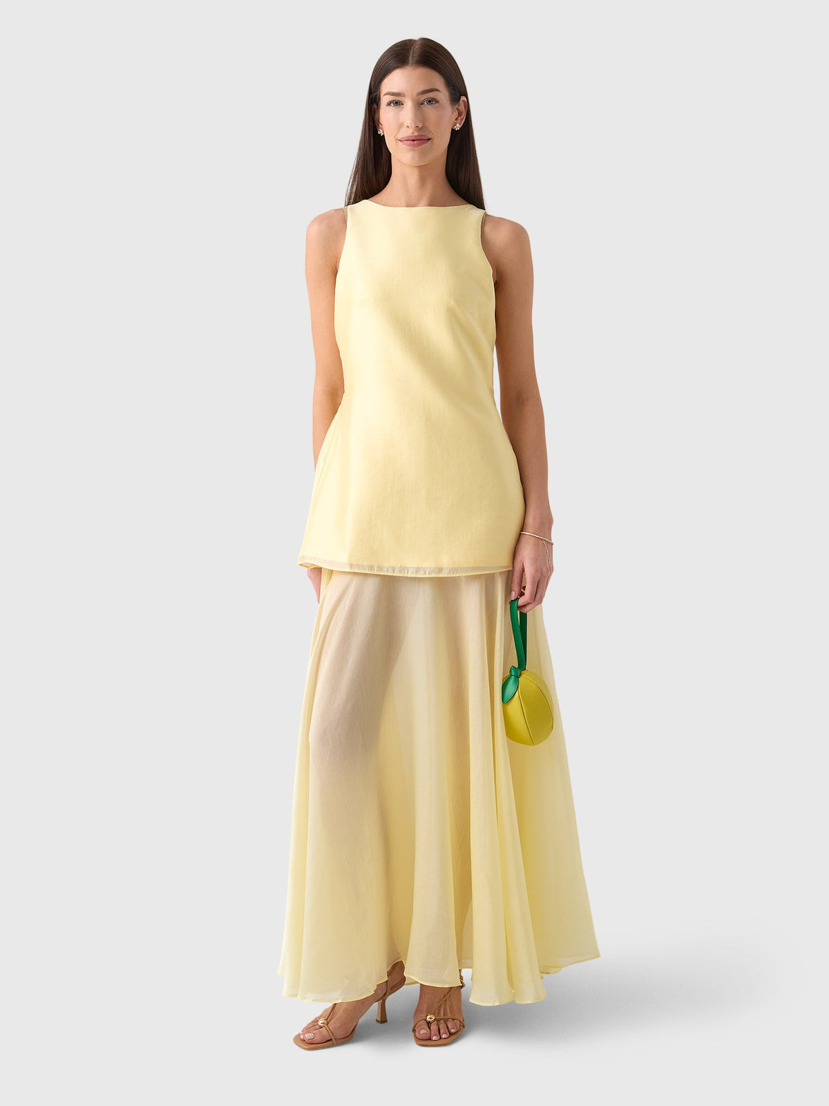 Marques Almeida Women's Double Layered Long Dress