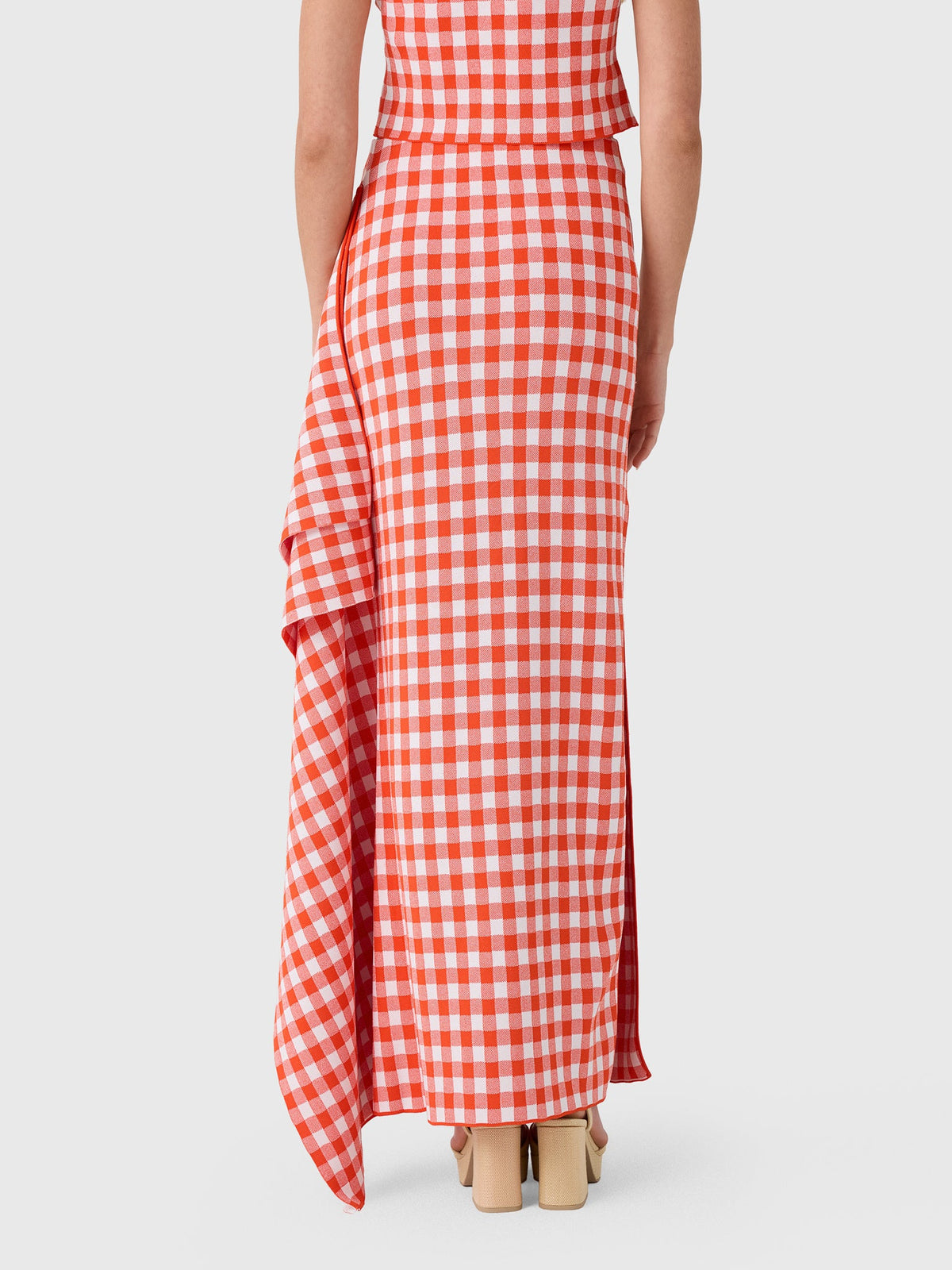 Awake Mode Women's Knitted Side Panel Maxi Skirt