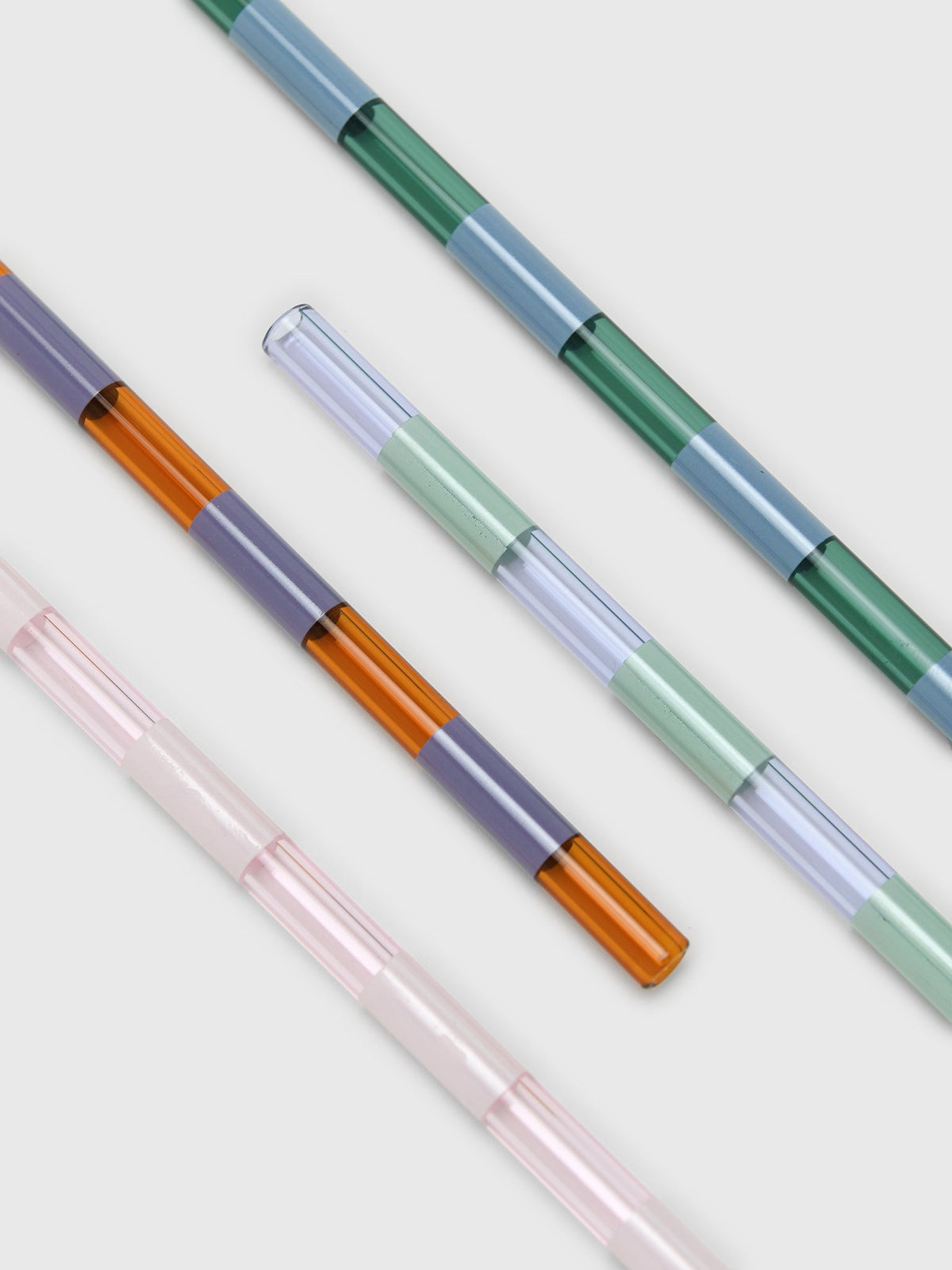 Fazeek Striped Straws Set