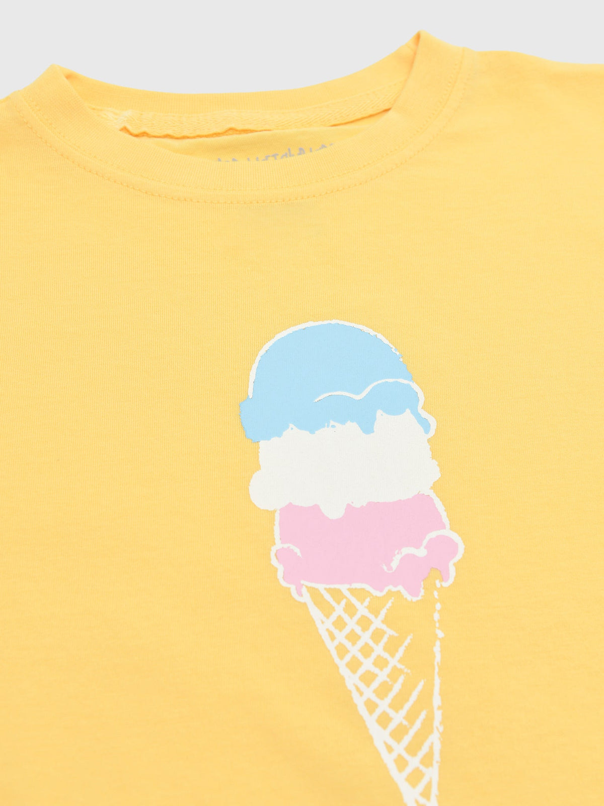 Mustard & Ketchup Kids Girls' Short Sleeve Ice Cream T-Shirt