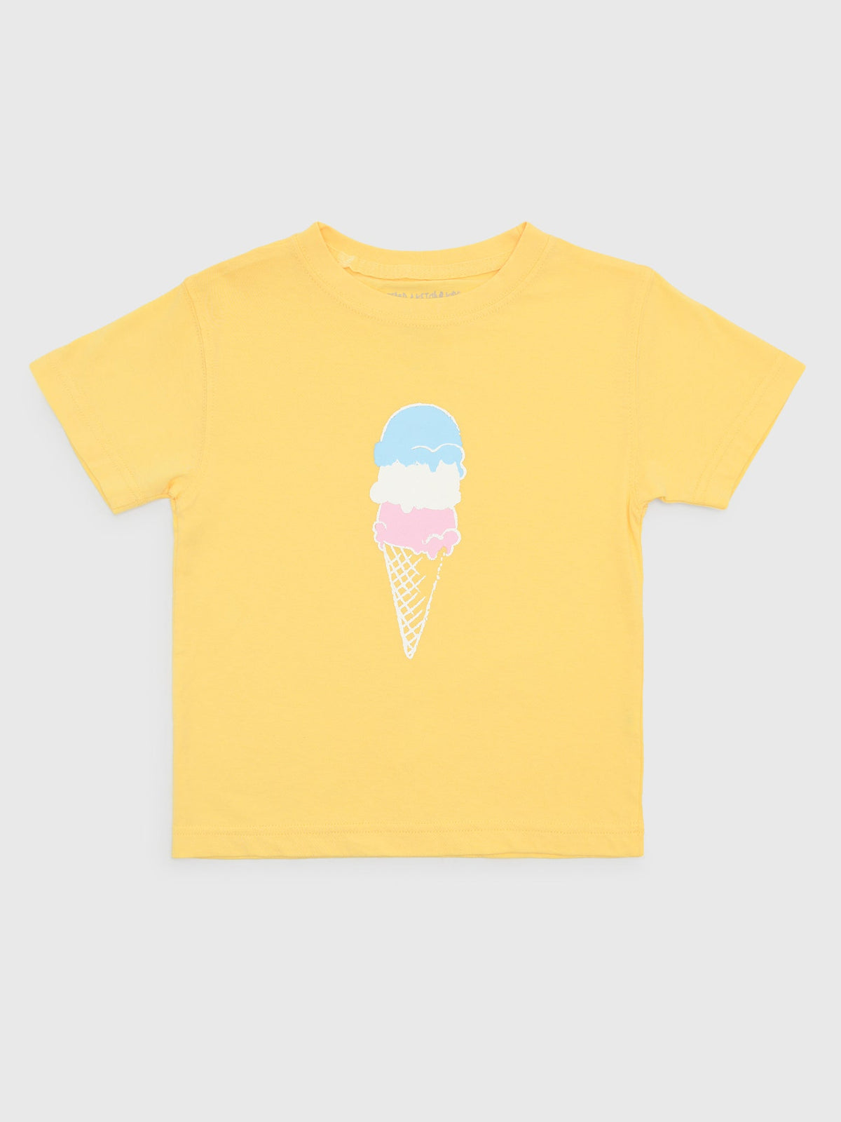 Mustard & Ketchup Kids Girls' Short Sleeve Ice Cream T-Shirt
