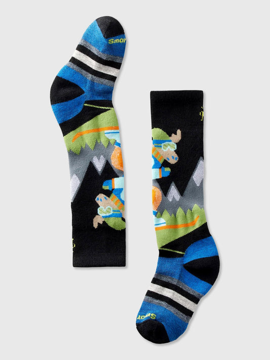 Smartwool Kids' Wintersport Full Cushion Mountain Moose OTC Socks