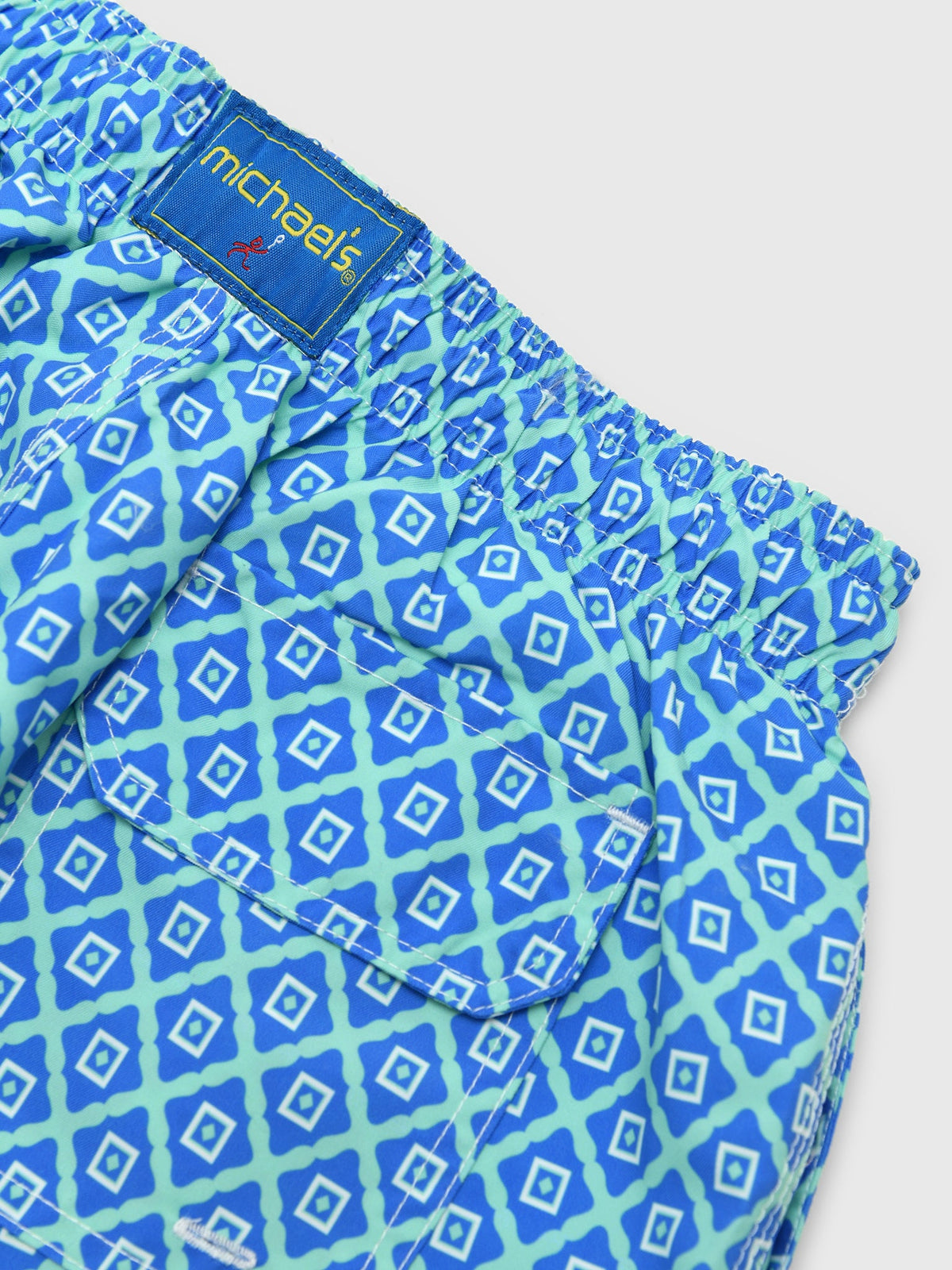 Michaels Swimwear Boys' Diamond Pattern Swim Trunk