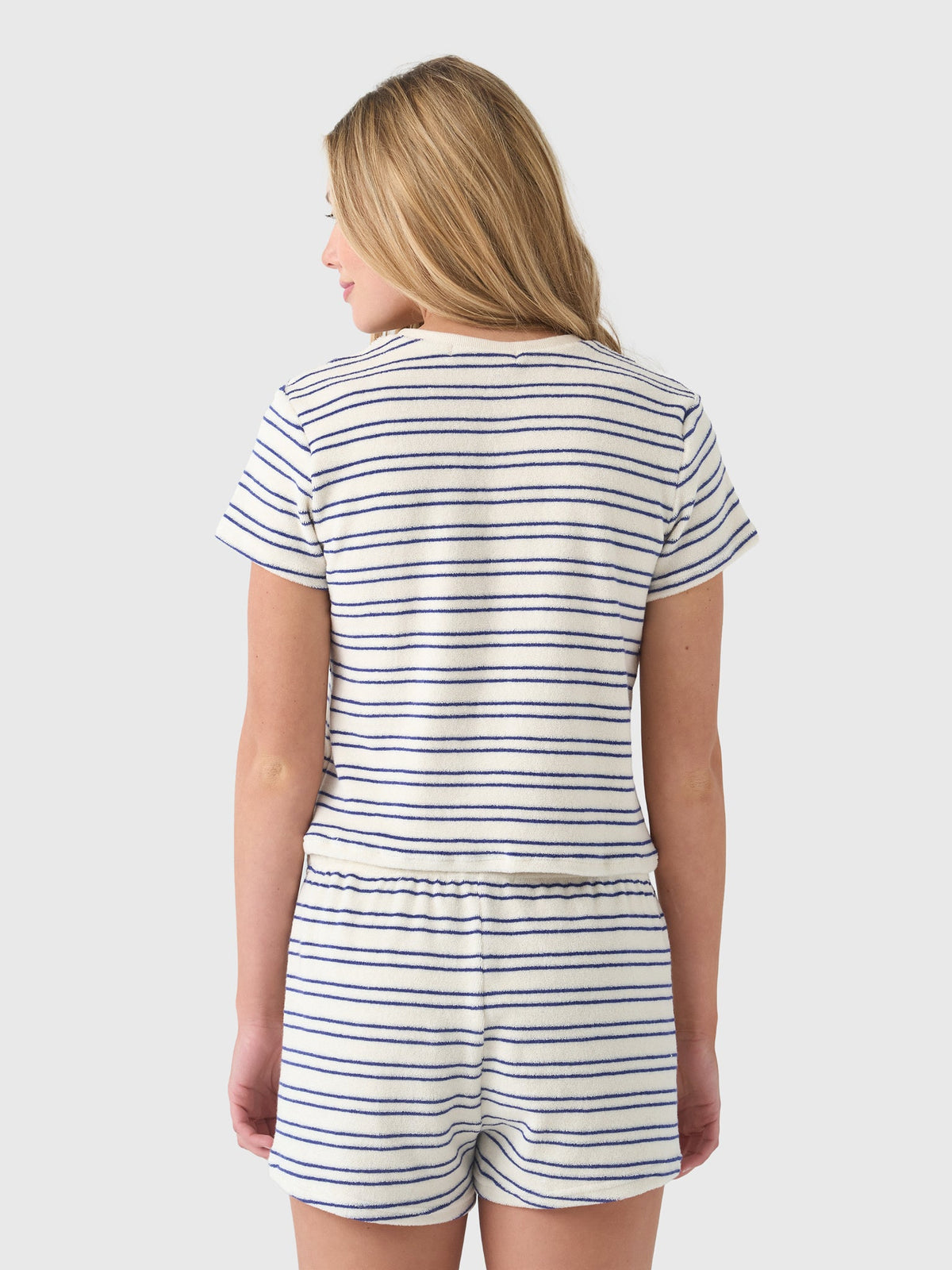 Perfect White Tee Women's Eve Stripe Terry Tee