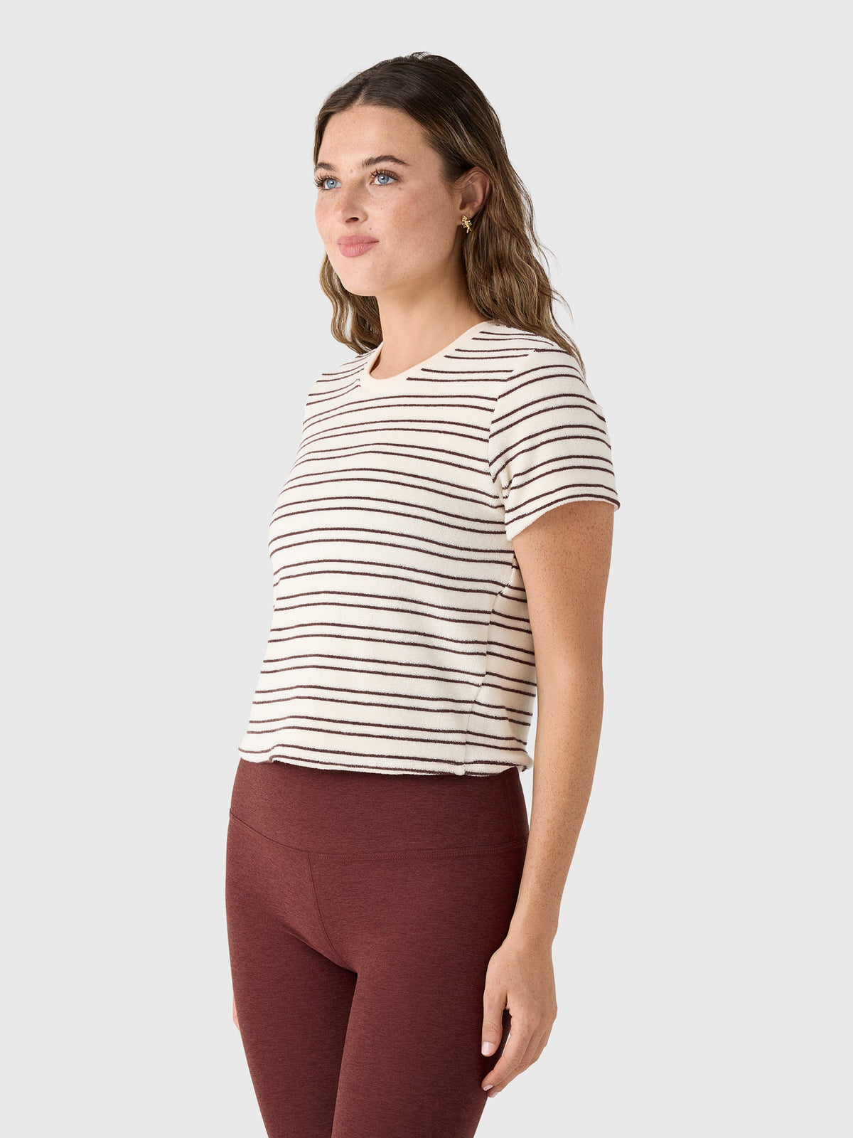 Perfect White Tee Women's Eve Stripe Terry Tee