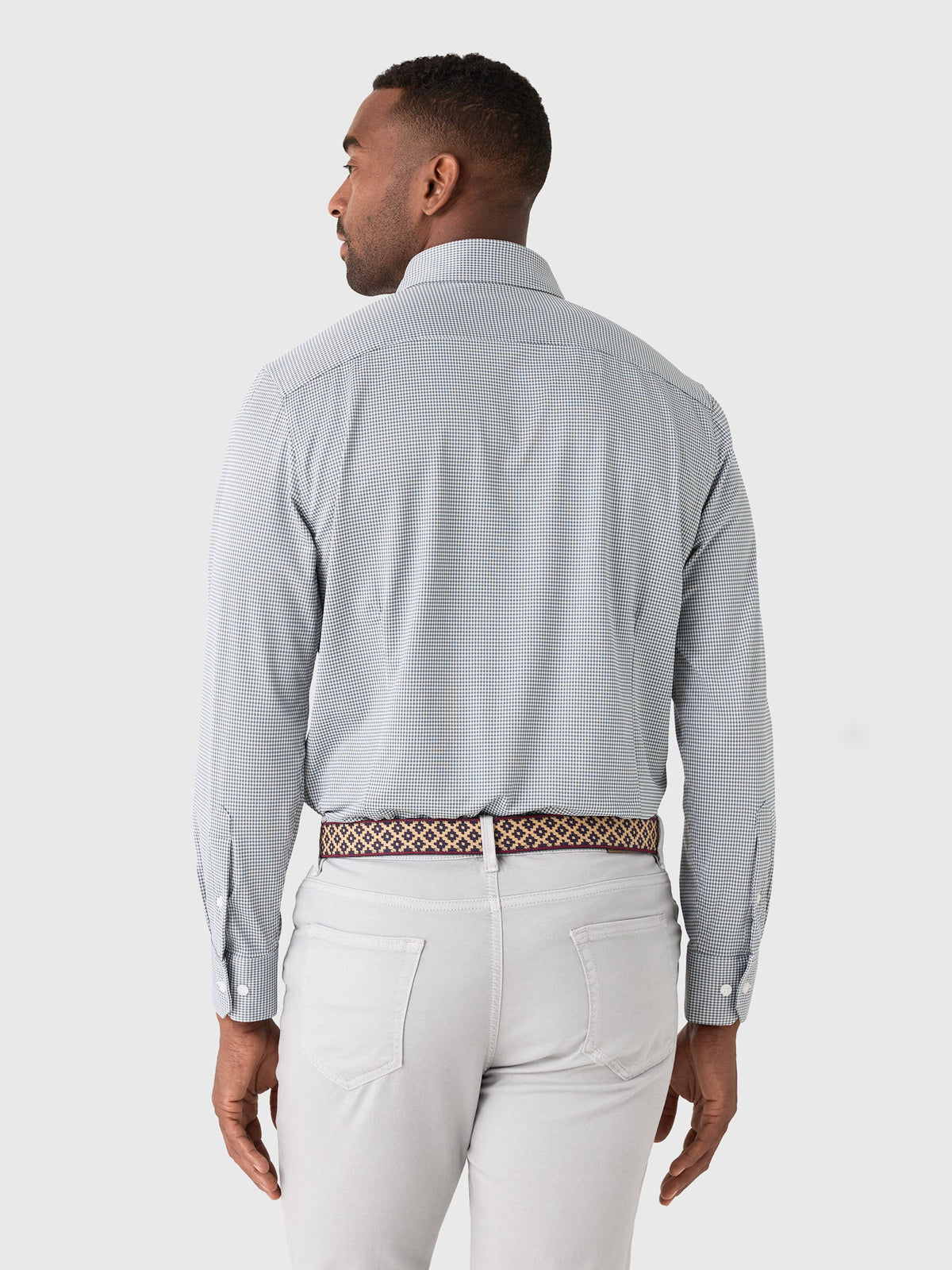 Mizzen+Main Men's Trim Halyard Long Sleeve Dress Shirt