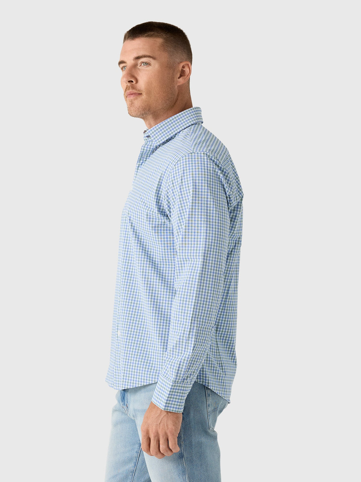 Mizzen+Main Men's Trim Leeward No Tuck Dress Shirt